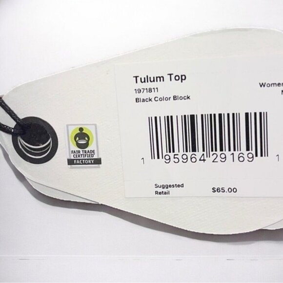 NEW w/tags Prana Small Tulum Bikini Top + Small Black Summer Wave Swimsuit sz S - Picture 14 of 15